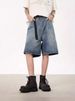 American Style Trendy Brand Solid Color Vintage Washed Straight-Leg Denim For Men Street Casual Loose Versatile_viptrois.com
