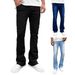 Men's Clothing High Quality Elastic Flared Jeans_viptrois.com