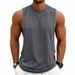 Men's Athletic Tank Top - Breathable Quick-Dry Gym Workout Shirt For Basketball & Training - Lightweight & Loose Fit Summer Sport Vest_viptrois.com
