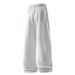 Men's Clothing Elastic Waist Trend European And American Version Solid Color Simple Spring And Autumn Sports Straight Casual Trousers_viptrois.com