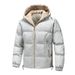 New Cotton Jacket Trendy Casual Stylish Loose Thickened Warm Hooded Men's Coat_viptrois.com