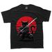 Samurai Cat Warrior Japanese Cat Ninja Cat Anime Samurai Cat T-Shirt Mens Womens Tees Top_viptrois.com