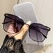 Women's Glasses Internet celebrity temperament sunglasses, large square frame, slim and fashionable, UV protection sunglasses_viptrois.com