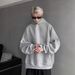 American Simple Solid Color Sweater Men's Spring And Autumn 2025 New Ruffian Handsome Loose Trend High-end Hooded Jacket_viptrois.com