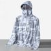 Men's UV 50+ Sun Protection Coat With Reflective Zipper And Hood, Breathable, Cool, Lightweight Windbreaker, Large-sized Casual Coat, Outdoor Clothing_viptrois.com