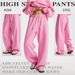 2025 New Velvet Thickened Men's Casual Pants Scimitar Wide-leg Men's And Women's Trousers_viptrois.com