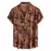 Men's Clothing Printed Shirt Hot Sale Lapel Short Sleeved Shirt Supports Design And Proofing_viptrois.com