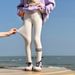 Kids’ Clothing Girls Leggings Spring New Children's Slim Fit Stretch Pants Baby Striped Printed Trousers_viptrois.com