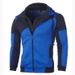 Men's Clothing Personalized Colorblock Double Zipper Hooded Cardigan Slim Sweater_viptrois.com