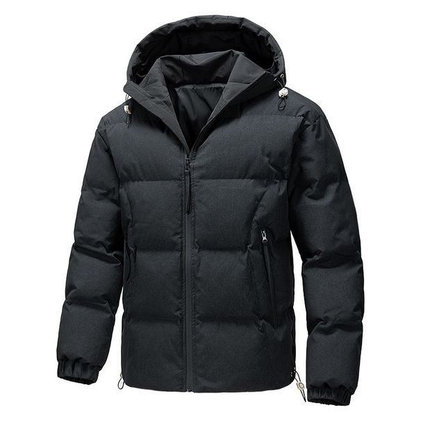 2025 New Autumn And Winter Men's Casual Padded Jacket Men's Thickened Down Jacket Padded Jacket Bread Jacket Hooded_viptrois.com