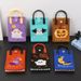 Halloween Knit Tote Bag - Stylish & Lightweight Crossbody Bag With Fun Ghost, Pumpkin & Moon Patterns - Trendy Casual Purse For Women & Teens_viptrois.com