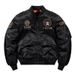 Men's Clothing Winter Warm Padded Bomber Jacket With Stand Collar, Lightweight & Comfortable, Multiple Colors & Sizes (Black, Army Green, Navy, Gray)_viptrois.com