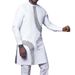 Men's Moslem AliExpress Cotton White Robe Youth Casual Crewneck Shirt 946810_viptrois.com