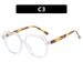 Women's Glasses Color Matching Irregular Flat Glasses New Fashion Glasses Frame Ins Personality Glasses Frame Trend_viptrois.com