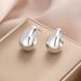 Children's Hair Accessories Water Drop Earrings Niche Temperament Simple Earrings_viptrois.com