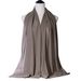 295 Colors Pearl Chiffon Bubble Scarf – Lightweight Gauze Long Headscarf For Women (Four Seasons, Versatile Styling)_viptrois.com