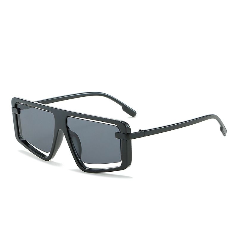 One Piece Anime Sunglasses For Women - Hollow Design Large Brown Frame With UV400 Protection (High-End PC Material, Stylish & Lightweight)_viptrois.com