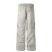 Men's Clothing Distressed Dirty White Jeans Men And Women Loose Deconstructed Design Straight Washed Wide Leg Pants_viptrois.com