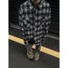 CT American Style Gradient Plaid Shirt For Men Spring New Lazy Loose Trendy Couple Jacket Ins_viptrois.com