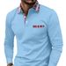 Unbeatable Quality Instagram Autumn New POLO Button Pocket Men's Long Sleeved Sports Polo Shirt_viptrois.com