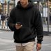 Men’s Fleece-Lined Hooded Sweatshirt – Winter-Ready Pullover With Cozy Double-Layer Fabric (Gray/Black/Khaki/Navy/Blue/Brown)_viptrois.com