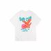 100% Pure Cotton Trendy American T-shirt Summer Men's Printed Loose And Versatile Short Sleeved Top_viptrois.com