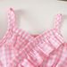 Mother & Kids New Summer Girls Baby Girls Denim Skirt Baby Casual Suit Children Suit Cross Border A Class Sling_viptrois.com