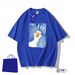 Men's Trendy Short-sleeved T-shirt Men's Summer Thin Breathable Half-sleeved Top Big Goose Loose Trendy T-shirt_viptrois.com