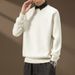 Pure Gold Coin Autumn Winter Men's Thick Shirt Knitted Two-Piece Sweater Denim Turn-Down Collar -55 Group 9 Cross-Border_viptrois.com