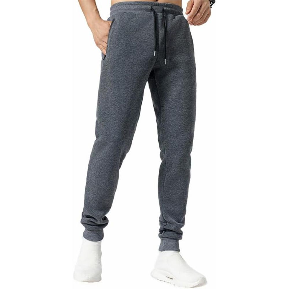 Men's Casual Jogger Pants - Lightweight Polyester Stretch Lounge Sweatpants For Gym, Workout & Daily Wear_viptrois.com