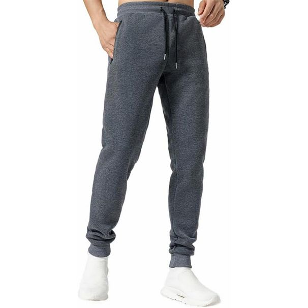 Men's Casual Jogger Pants - Lightweight Polyester Stretch Lounge Sweatpants For Gym, Workout & Daily Wear_viptrois.com