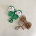 Children's gloves Winter ins Cubs for boys and girls fleece thickened warm mittens with neck hanging baby gloves_viptrois.com