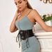 European And American Retro Black Lace Strap Waistband, Women's Elastic Waistband, High-end Waist Cinching Dress, Decorative Belt_viptrois.com