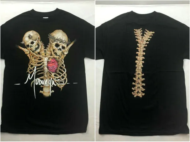 MENS WOMENS MUDVAYNE VINTAGE 2006 T-Shirt Mens Womens Tees Top BLACK PRINT T Shirt Mens Womens Tees Top_viptrois.com