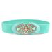 Yingfena Classic Flower Fashionable Elastic Casual Women's Waistband Decorative Belt_viptrois.com