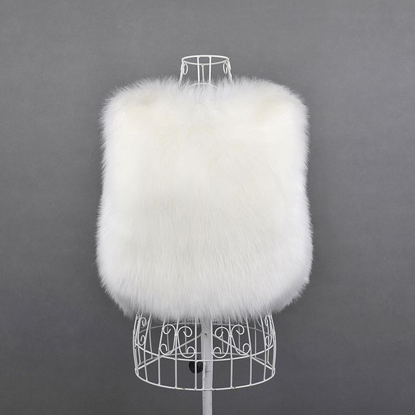 Kid's Clothing Spring New Children's Clothing Faux Fur Vests Children's Waistcoats New Vests Big Kids Tops_viptrois.com