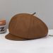 Beret Autumn And Winter Fashionable Design, Versatile Duckbill Cap Women, Suitable For Round Faces, Makes Face Look_viptrois.com