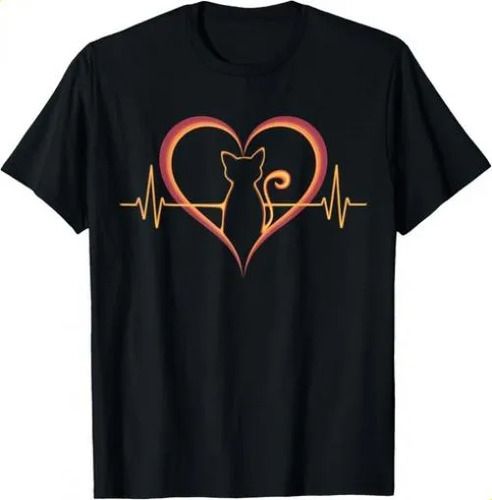 T-shirtt-shirtheartbeat Lover Animal Silhouette Cute Cathe Swing F_viptrois.com