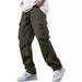 Men's Clothing Multi Pocket Casual Trousers_viptrois.com