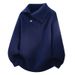 Autumn Winter Turn-Down Collar Knitted Men's Youth Trendy Fashion Casual Elegant Versatile Solid Color Sweater Top_viptrois.com