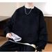 Pure Arctic Velvet Jacquard Sweater For Men, Autumn And Winter New Style, Red Men's Crew Neck Sweater, Fashionable_viptrois.com
