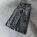 Men's Clothing Millennium Ghost Jeans High Street Spider Embroidered Patch Hip Hop Streetwear Gothic Vintage Oversized Loose_viptrois.com