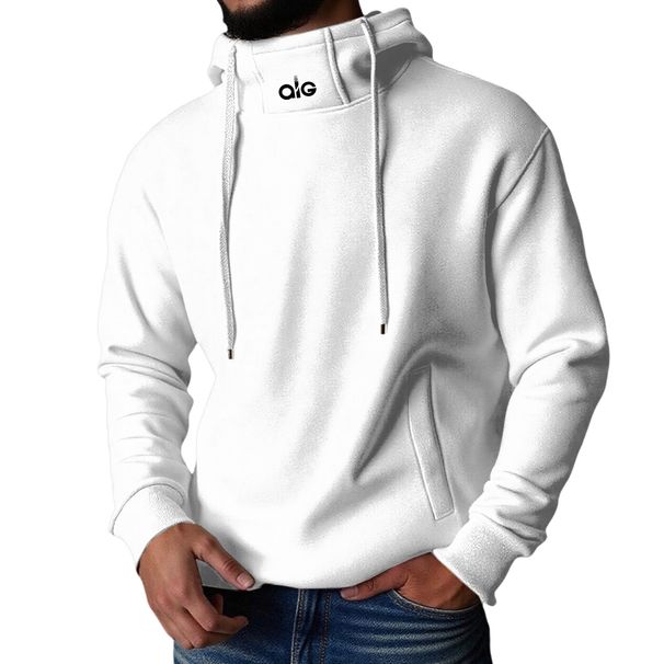 2025 Men's Clothing Letter Printed Hip-Hop Unisex Couple Loose Casual Terry Hoodie_viptrois.com
