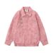 American Street Style Motorcycle Wind Lapel PU Leather For Men Pink High-End Vibe Loose Casual Couple Jacket_viptrois.com