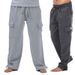 Men's Cargo Pants Workwear Casual Jogger Pants With Big Pockets, Loose Fit Straight Leg Trousers For Outdoor Sports & Daily Wear_viptrois.com