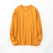 Autumn 250g Pure Cotton Crew Neck Long Sleeve Straight Solid Color Men's Casual Fashion Trend Base Shirt_viptrois.com