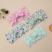 Cute Children's Fruit Digital Printed Headband European and American Baby Hair Accessories Stretch Nylon Baby Bow Wide Hair Band_viptrois.com