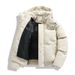 Men's Hooded Cotton Coat – Vintage Workwear Style, Thick Warm Lining, Unisex Loose Fit (Black, Apricot, Coffee, Sizes S-3XL)_viptrois.com
