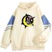 American Style Color Block For Men, Loose Fit, Niche Bunny Print Pullover, Cool Outerwear Sweatshirt_viptrois.com