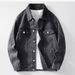 Men's Clothing High Street Denim Jacket For Men, Cool Spring And Autumn Casual Tops, Retro Hong Kong Style, Versatile Washed Jacket_viptrois.com